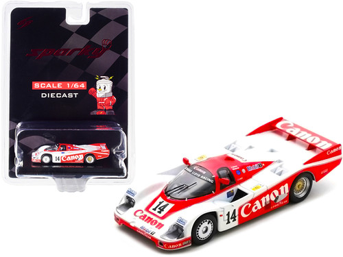 Porsche 956 #14 J. Palmer - J. Weaver - R. Lloyd 2nd Place 24H of Le Mans (1985) 1/64 Diecast Model Car by Sparky