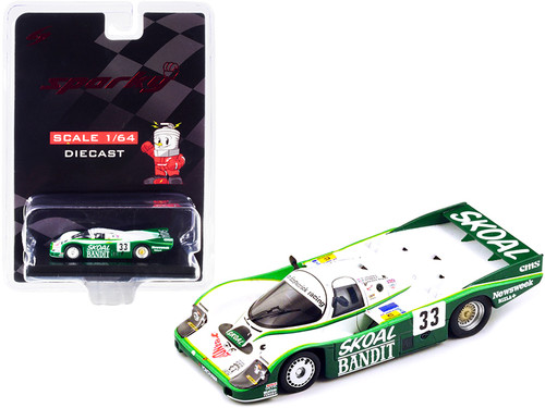 Porsche 956 #33 D. Hobbs - P. Streiff - S. van der Merwe 3rd Place 24H of Le Mans (1984) 1/64 Diecast Model Car by Sparky