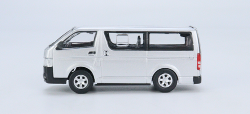 1/64 BM Creations Toyota 2015 Hiace KDH200V Sliver LHD Diecast Car Model