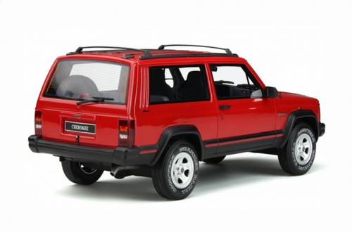 1/18 OTTO Jeep Cherokee 2.5 EFI (Red) Resin Car Model Limited