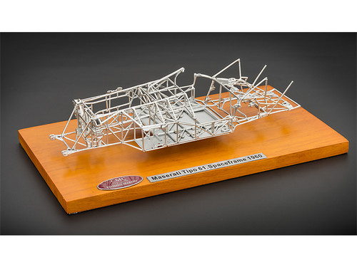 Maserati Bridge フレームモデル 1960 Maserati Tipo 61 Birdcage Spaceframe 1/18 Diecast Model by