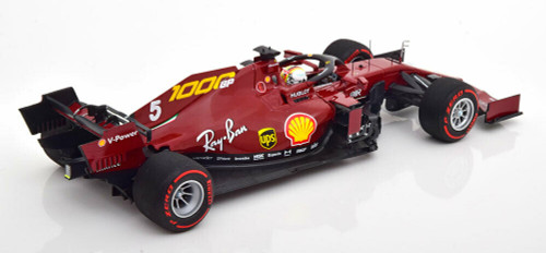 1/18 BBR 2020 F1 Sebastian Vettel Ferrari SF1000 #5 1000th GP Ferrari Toskana GP Car Model