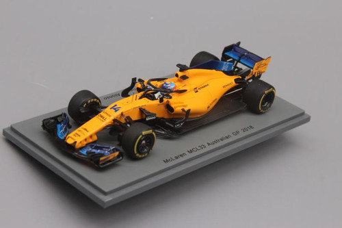 1/43 Spark Formula 1 F1 Alonso McLaren MCL33 Australian GP 2018 Diecast Car Model