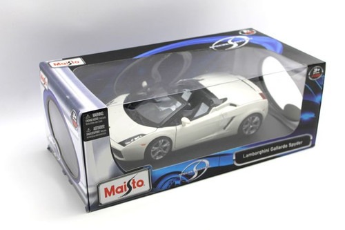 ミニカー Maisto Gallardo Spyder Special Edition Lamborghini Gallardo Spyder White 1/18 Diecast Model Car by