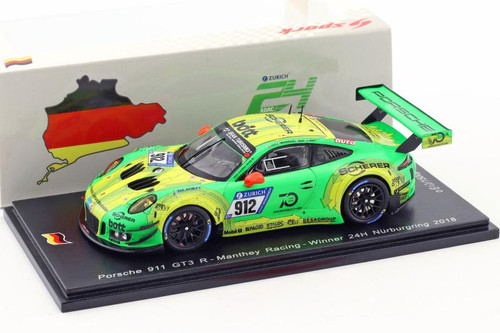 1/43 Spark 2022 Porsche 911 GT3 Cup #127 Winner Cup 2 24h