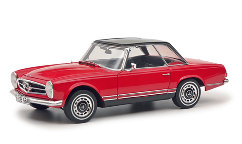 1/18 Schuco 1968-1971 Mercedes-Benz 280 SL Pagode (W113) Red Diecast Car Model