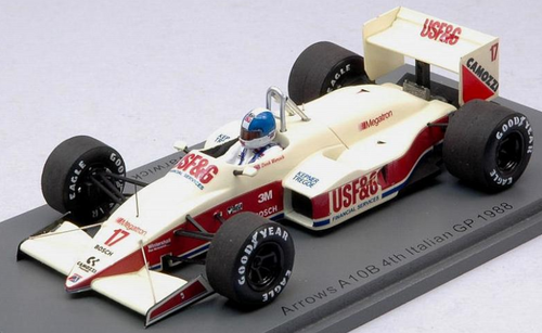 1/43 Arrows A10B No.17 4th Italian GP 1988 Derek Warwick