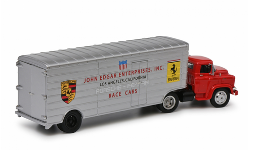 1/43 Schuco GMC Race Car Transporter Porsche Ferrari John Edgar Enterprises Car Model