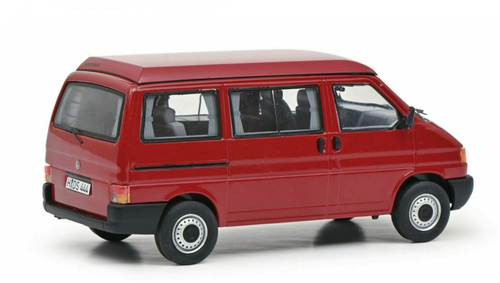 1/43 Schuco Volkswagen VW T4a California Van (Dark Red) Car Model