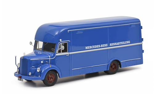 1/43 Schuco Mercedes-Benz O35000 Racing Department (Blue) Diecast Model