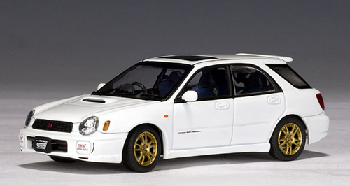 1/43 AUTOart SUBARU NEW AGE IMPREZA WRX WAGON STi 2001 (White) Car Model