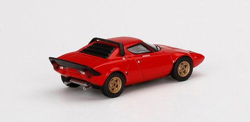 1/64 Mini GT Lancia Stratos HF Stradale Rosso Arancio Red Limited Edition Diecast Car Model