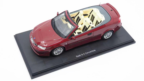 1/18 DNA Saab 9-3 Convertible Aero (Red) Car Model