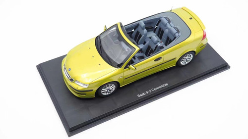 1/18 DNA Saab 9-3 Convertible Aero (Yellow) Car Model