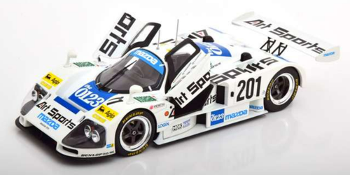 1/18 CMR Mazda 787B #201 24h LeMans 1990 Johansson, Kennedy Dieudonne Car Model