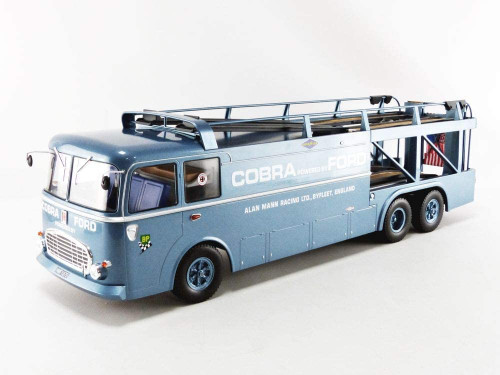 1/18 Fiat Bartoletti 306/2 Shelby Cobra Race transporter Alan Mann Racing Ltd Diecast Car Model