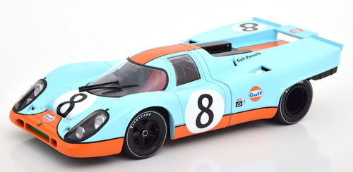 1/18 Porsche 917K Gulf #8 1000km Monza 1970 Siffert, Redman Car Model