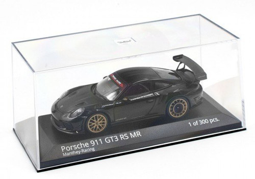 1/43 Minichamps Porsche 911 (991 II) GT3 RS MR Manthey Racing (Black with Golden Wheels) Car Model