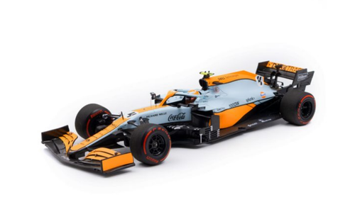 1/18 Lando Norris McLaren MCL35M #4 3rd Monaco GP formula 1 2021 Car Model Limited 333 Pieces