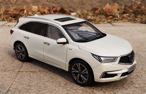 1/18 Dealer Edition 2018 Acura MDX (White) Diecast Car Model