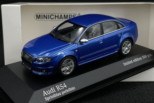 1/43 Minichamps 2004 Audi RS4 (Blue Metallic) Car Model