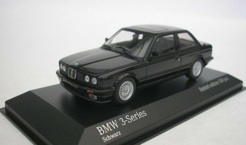 1/43 BMW 3 Series (E30) Black Car Model