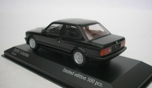 1/43 BMW 3 Series (E30) Black Car Model