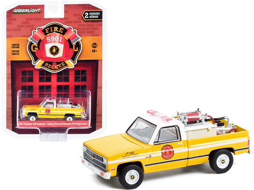 1976 Chevrolet Scottsdale Custom Square Body Fire Truck Red Fire