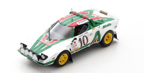 1/43 Lancia Stratos HF No.10 Rally Monte Carlo 1976 Sandro Munari - Silvio Maiga  Red