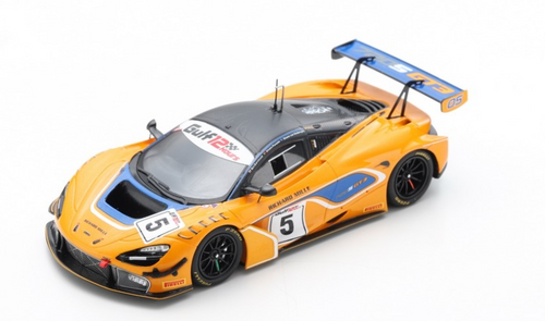 1/43 McLaren 720S GT3 No.5 McLaren Motorsport 8th Gulf 12H 2018 B. Barnicoat - A. Parente - S. van Gisbergen