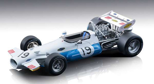 1/18 Tecnomodel Rolf Stommelen Brabham BT33 #19 5th Belgian GP Formula 1 1970 Resin Car Model