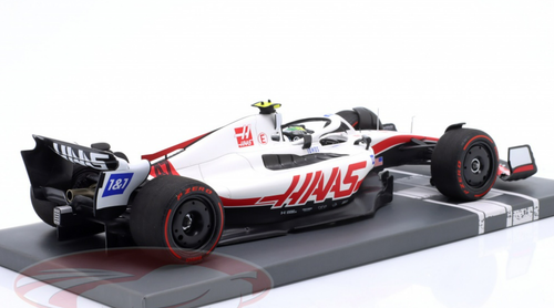 1/18 Minichamps 2022 Mick Schumacher Haas VF-22 #47 11th Bahrain GP Car Model