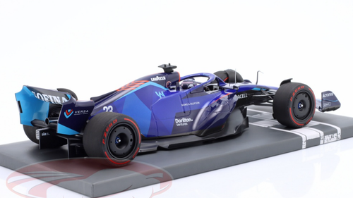 1/18 Minichamps 2022 Formula 1 Alexander Albon Williams FW44 #23 Bahrain GP Car Model