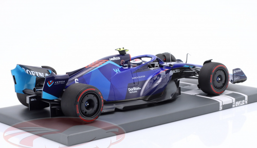 1/18 Minichamps 2022 Formula 1 Nicholas Latifi Williams FW44 #6 Bahrain GP Car Model