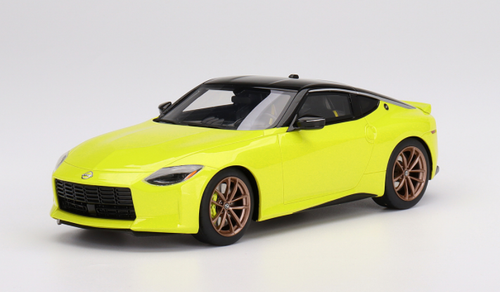 1/18 Topspeed Nissan Fairlady Z Proto Spec 2023 Ikazuchi Yellow RHD 