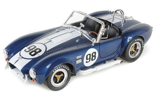 1/18 Shelby Collectible 1965 Ford Shelby Cobra 427 S/C #98 (Blue) Diecast Car Model