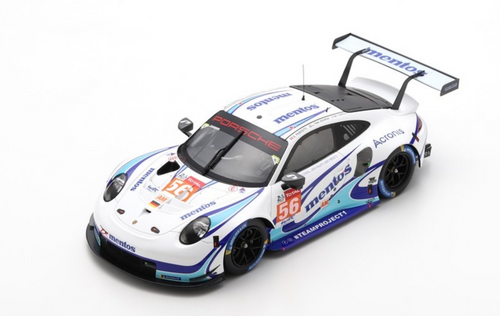 1/18 Spark 2023 Le Mans Porsche 911 RSR - 19 #56 Project 1 - AO PJ 