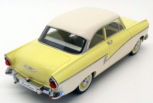 1/18 KK-Scale 1957 Ford Taunus 17M P2 (Yellow & White) Diecast Car Model