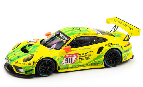 1/43 Minichamps Porsche 911 GT3 R #911 2nd 24h Nürburgring 2019 Manthey Grello Car Model