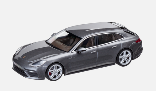 1/43 Dealer Edition Porsche Panamera Turbo (Grey Metallic) Car Model