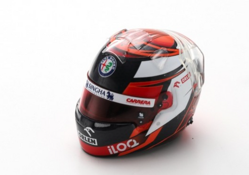 1/8 Spark 2020 Kimi Räikkönen #7 Alfa Romeo Racing Orlen Formula 1 Helmet Model