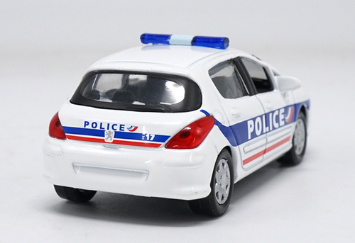 1/43 Norev Peugeot 308 Police Car Diecast Car Model
