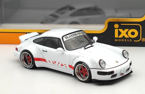 1/43 IXO Porsche 911 (964) RWB Rauh-Welt (White) Car Model