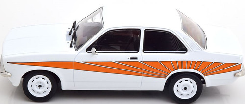 1/18 KK-Scale 1973 Opel Kadett C Swinger (White & Orange) Car Model