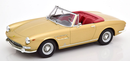 1/18 KK-Scale 1964 Ferrari 275 GTS Pininfarina Spyder (Gold Metallic) Car Model