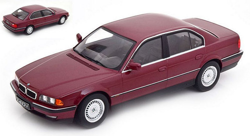 1/18 KK 1994-2001 BMW 7 Series E38 740i (Dark Red) Diecast Car Model
