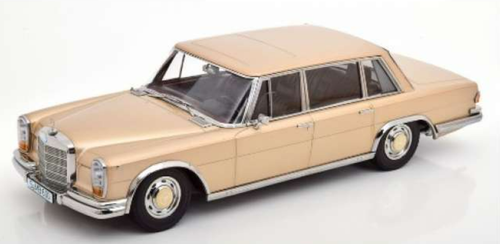 1/18 KK-Scale 1963 Mercedes-Benz 600 SWB (W100) (Light Gold Metallic) Car Model