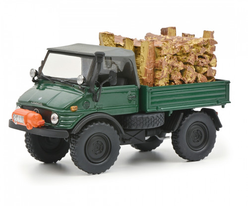 シュコー 1/18 ベンツ ウニモグ Unimog 406 1/18 Schuco Mercedes-Benz Unimog 406 convertible (Green