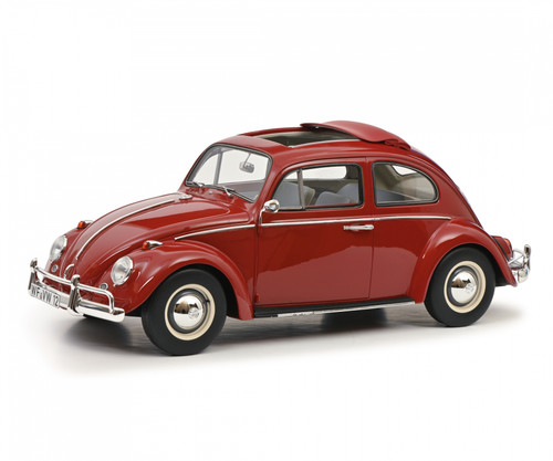 1/12 Schuco 1963 Volkswagen VW Beetle Folding Roof (Red) Diecast Car Model Limited 300 Pieces