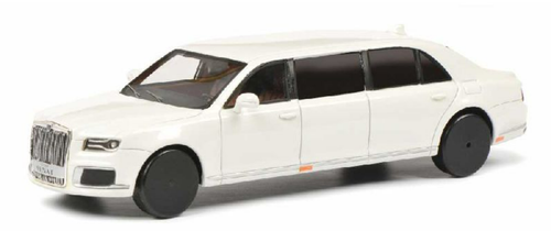 1/43 Schuco Aurus Senat State limousine Russia Vladimir Putin (White) Diecast Car Model